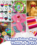 Colorful creations using Fuse Beads Kit 31000 5mm with 48 colors all in one craft set for kids and adults, keychains and hair accessories.