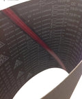 Close-up of Conveyor Belt Replacement for Older JET and Performax Drum Sanders 16-1/4 x 43-1/2 Inch, 100 Grit Silicone Carbide Feed Belt
