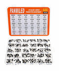 Open box of Dope Transistor Assortment Kit 600 Pieces, 30 Values, TO-92 with 2N2222, 2N2907, PNP, NPN for DIY electronics projects.