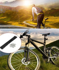 Stainless Steel Bike Spokes And Nipples 12G 130mm Black 10 Pack For Mountain Road And Hybrid Bikes with cyclist image