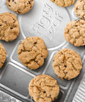 Cookies on 25 Pack 1/4 Size Cookie Sheet Baking Pans 12.8 By 8.9 Inch Heavy Duty Nonstick Aluminum Foil Trays