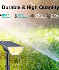 Solar Spotlight Pack Outdoor 12 LED IP67 Waterproof Dusk To Dawn Auto On Off 2In1 Adjustable Solar Powered Wall Lights In Garden