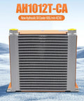 60W Hydraulic Oil Cooler With 110V 60Hz AC High Power Fan Radiator Heat Exchanger 100 Liters Per Minute Flow