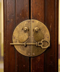 Old School Vintage Round Zinc Alloy Latch Locks For Wooden Boxes And Furniture Two Pack Easy To Install Antique Style Cabinet Hardware