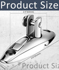 Boat Bimini Top Swivel Deck Hinges Set 4 Pieces 316 Stainless Steel Quick Release Hinges With Screws Side Mount Marine Hardware