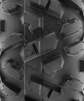 Close-up tread of All Terrain ATV And Go Kart Tires A051 145/70-6 Tubeless 6PR Set Of 4 For Trails And Tracks