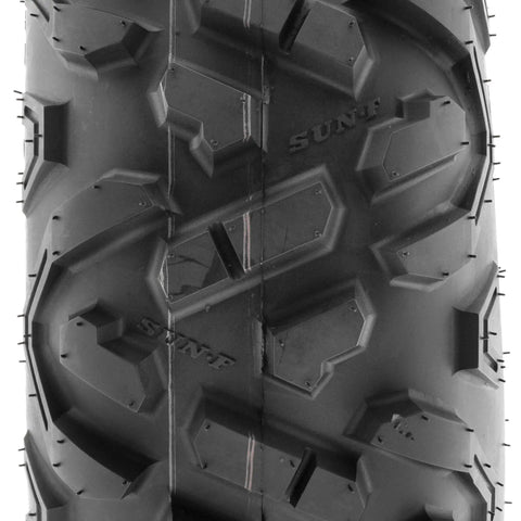 Close-up tread of All Terrain ATV And Go Kart Tires A051 145/70-6 Tubeless 6PR Set Of 4 For Trails And Tracks