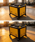 Automatic Rebar Bending Machine For Heavy Duty Steel Bar Tasks Featuring Solid As A Rock Build and contractor setup in a workshop.