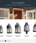 Tolerand 12 Inch Outdoor Wall Light In Textured Black With Clear Seeded Glass 1 Light Exterior Sconce For Porch And Patio Dope Curb Appeal