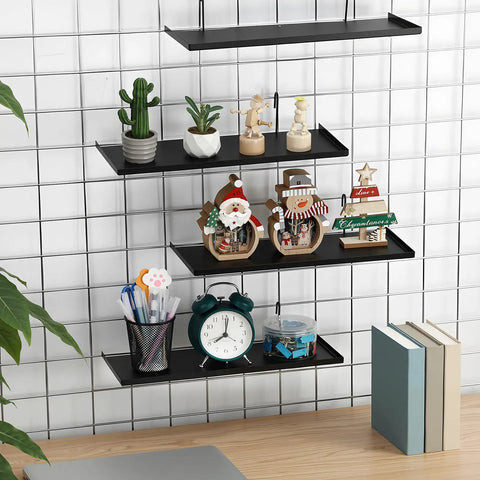 Kick Clutter To The Curb With This Slick 4 Pack Of Gridwall Shelf Hooks Built For Wire Grid Panels Secure Anti Drop Design Keeps Shelves Rock Solid Great For Garage Organization Or Retail Displays