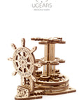 Dope Mechanical Wheel Desk Organizer Kit For Adults And Family, 3D Wood Puzzle With Moving Parts, STEM DIY Project, Holds Up To Six Pens Or Pencils, Educational Home Office Toy, wooden wheel desk organizer