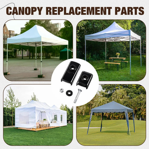 Six Pack Canopy Truss End And Cross Bar Connectors For Ten By Ten Pop Up Canopy Awning Replacement Kit with tent images