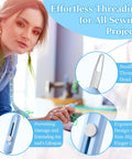 2 Pack Needle Threaders For Hand Sewing And Embroidery No Fuss Automatic Threader For Floss Yarn And Sewing Machine
