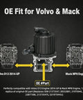 Diagram of Volvo Crankcase Ventilation Oil Separator With Gasket For D13 Engine 2014 And Up Fits 21373547 20532891