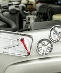 3 Piece Magnetic Tool Tray Set Keeps Screws Sockets Bolts Pins And Tools In One Spot With Ultra Strong Magnets on car hood