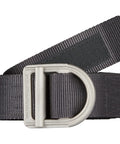 Beefy 1.5 Inch Nylon Tactical Belt With Stainless Steel Buckle Converts To Tie Down Or Harness Heavy Duty Everyday Belt For Men And Women Charcoal Large Style 59409