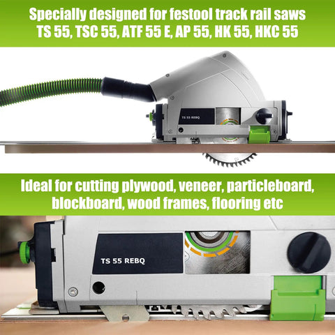 Heavy Duty 160Mm Track Saw Blade 48 Tooth Atb With 20Mm Arbor Knocks It Out On Ts 55 And Hk 55 Models on track saw for precise cuts.