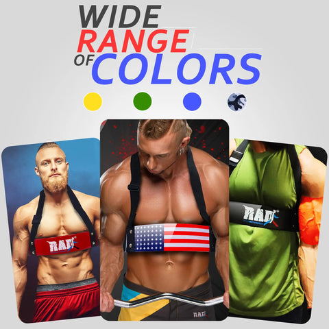 Arm Blaster For Biceps And Triceps, 24 Inch Curl Brace With 5mm Thick Neoprene Padding in various colors