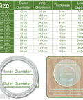 Beefy Heavy Duty Aluminum Turntable Bearing size chart with dimensions, thickness, and load capacity details for various diameters.