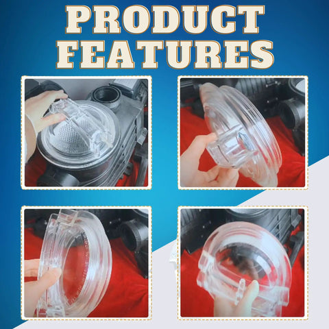 Product features of Pool Pump Lid And O Ring Replacement For SPX3100D Pro Super II Pumps And SP3000X Series, 3X Stronger Lid.