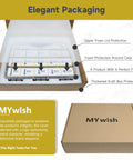 830 Piece Metric Bolt Kit With M6 M8 M10 Flange Hex Head Screws packaging in box with foam protection