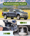 Ford F250 F350 Super Duty 4WD 2005-2023 2.5 Inch Front Leveling Kit With Steel Coil Spring Lift Spacers And Shock Mount Extenders