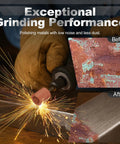 64-piece sanding bit set for Dremel rotary tools, 1/8 inch shank, aluminum oxide grinding stones