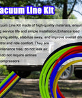 Get Your Ford F-150 Rolling Smooth Again With This Durable 5 Piece Vacuum Line Kit Perfect For 1992 to 1996 Models Equipped With The Rock Solid 305 Watt Three Hundred And Five W Engines Or The Mighty Five Point Eight Five Point Zero Litre Powerhouse That. 5-piece rubber vacuum hose kit, multicolor lines