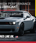 High performance lubricant ad with car, SAE 75W80 Manual Transmission Gear Oil GL 4 API MT For Transaxles 2 Pack One Quart Each