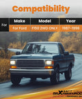 1987-1996 Ford F-150 2WD truck compatibility for 1-2 Inch Drop Shackles Leveling Kit Bolt On Upgrade with corrosion resistant finish