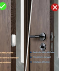 Comparison of installation methods for the Four Pack Magnetic Door Catches No Drill Heavy Duty Hidden Locks Secure Cabinets With Super Strong Adhesive For Quiet Close And Silent Drawer Safety.
