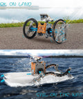 14-In-1 Solar Powered Robot Kit For Kids A Hands On STEM Building Toy With Gears Wheels Shafts And Plates Create 14 Robots From Beginner To Advanced From Wagging Tail Dog To Running Beetle And Walking Crab, robot on land and water