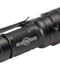 Edcl 1 Everyday Carry LED Flashlight Black With Regulated Output 500 Lumen High And 5 Lumen Low For Extended Runtime Tailcap Quick High Low