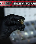 Close-up of a hand holding a plug from the Oil Drain Plug Kit 76 Piece Assortment With SAE And Metric Plugs And Washer Gasket Set