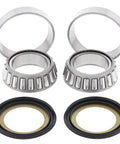 Steering Bearing And Seal Kit For Husqvarna TE511 2012 2013 Dirt Bike Heavy Duty Replacement Set With Seals And Tapered Bearings