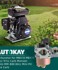 Plug And Play Carburetor For MBX10 MBX11 79cc 97cc Mini Pit Bike 80cc MM B80 Replacement Part 16100 ZOD 003 displayed in garden