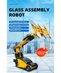 Heavy Duty Glass Suction Cup Cart Hauls Panes Without Breaking A Sweat Slick Roller Glide Glass Handling System with robotic arms.