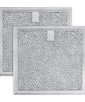 Two AP5306190 Aluminum Mesh Grease Filters for Samsung Microwave Hood Range Replacements DE63-00666A in a two-pack