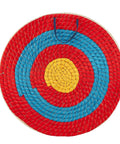 20 Inch 5 Layer Traditional Straw Archery Target Hand Made 4 Inch Thick For Outdoor Shooting Practice With Silk Surface
