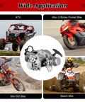 49cc Two Stroke Pull Start Engine Kit With Single Cylinder Air Cooled Design for Go Karts, mini bikes, scooters and ATVs