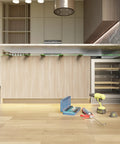 Rock Solid 16 Inch Countertop Support Brackets 4 Pack Tough As Nails Steel Knee Wall Braces displayed in modern kitchen setting.
