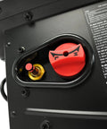 Close-up view of control knob on Portable 125000 BTU Propane Forced Air Heater For Construction Sites With 10 Feet Hose And Regulator