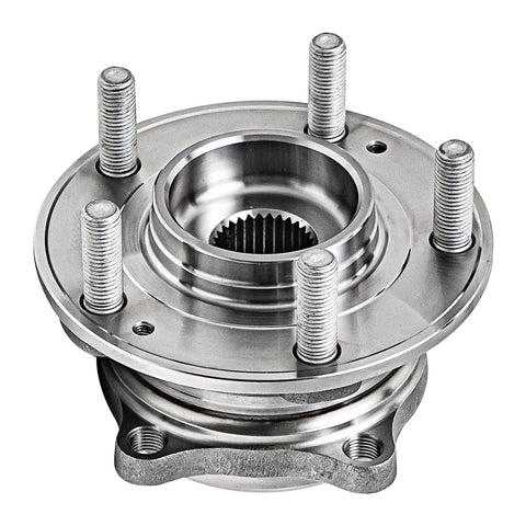Front Or Rear AWD Wheel Bearing Hub Replacement Direct Fit For Hyundai Santa Fe 2007 To 2020, 5-bolt design, square flange.