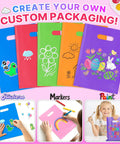 50 Pack Multicolor Party Favor Gift Bags 8x11 Inches With Handles Reusable Plastic Goodie Bags decorated for parties.