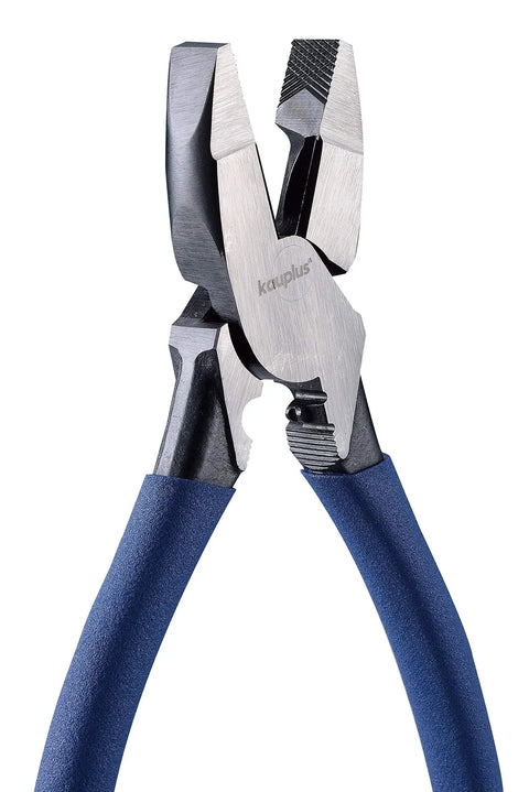 Pro 3 Piece Pliers Set With 7 Inch Diagonal Cutting Pliers, 8 Inch Needle Nose Pliers, And 9 Inch Linesman Pliers, CrMo Steel Construction
