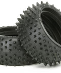 RC Buggy Tires Square Spike Rear 60/29 Pack Of 2 For TT-02B DF-02 DT-02 DT-03 Chassis With Matching Wheels 51206 51262
