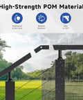 180 Degree Adjustable Vertical Pivot Connector For 2.36 In W By 1.18 In H Rails Seamless Cable Railing System Fit Easy Install No Welding Required Simply Insert And Tighten To Secure, POM connector on outdoor railing