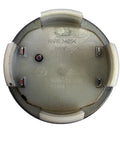 Back view of Mazda KD51-37-190 Center Cap OEM Genuine Factory Replacement For All Alloy Wheels, durable plastic clips visible
