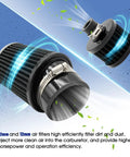 Upgraded Mini Bike Air Filter Adapter Kit For Predator 212cc And Coleman CT200U Go Kart Engines with 62mm 12mm filters