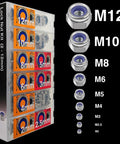 Snag This Awesome 444 Piece Stainless Steel 304 Metric Lock Nuts Assortment Kit Loaded With Nylon Insert Nylock Nuts in Sizes M2-M12